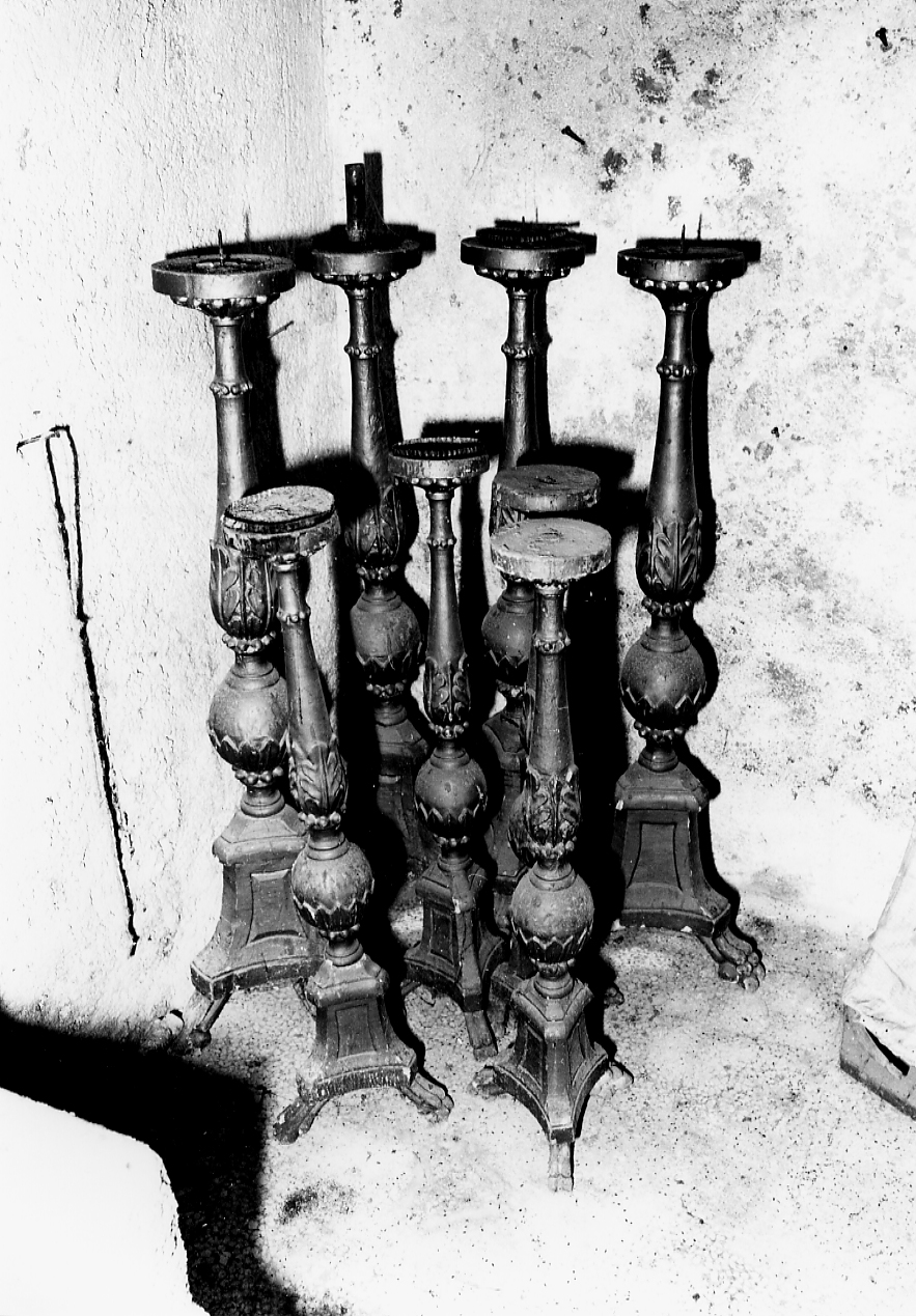 candeliere, serie - bottega Italia centrale (sec. XIX)