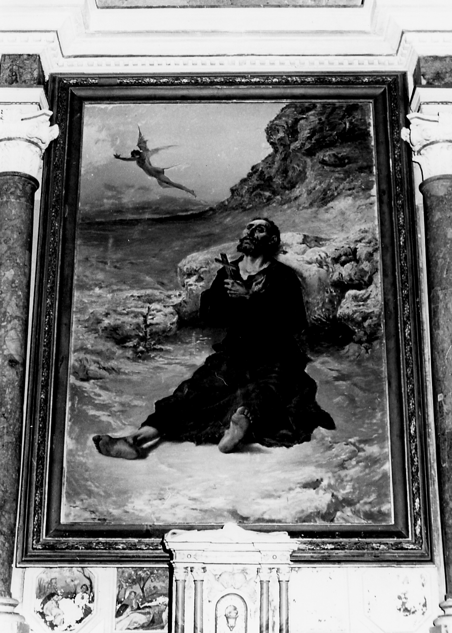 Sant'Antonio Abate eremita, Sant'Antonio Abate eremita (dipinto, opera isolata) di Patrignani Carlo (attribuito) (sec. XX)
