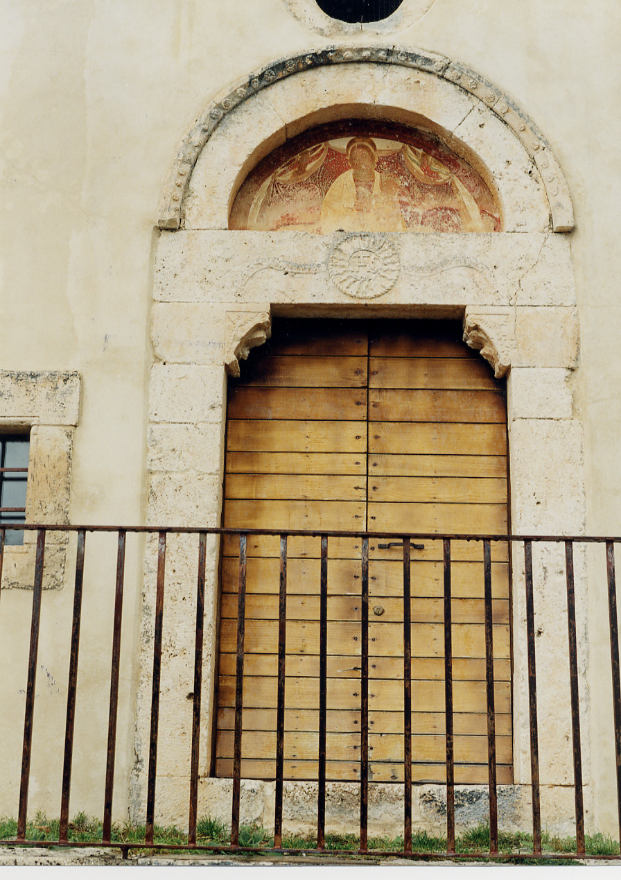 mostra di portale, opera isolata - bottega Italia centrale (sec. XVI)