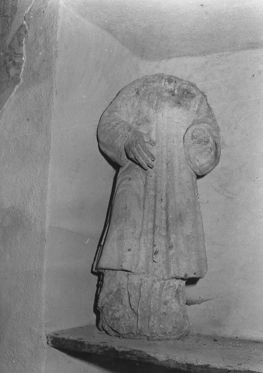 Santo, Santo (scultura, opera isolata) - bottega Italia centrale (sec. XVI)