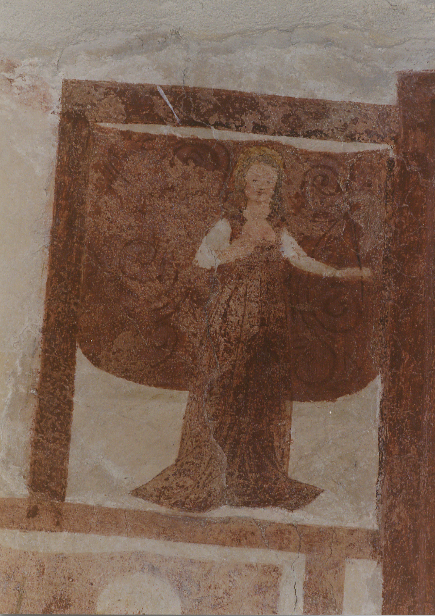 Santa, Santa (dipinto, opera isolata) - ambito Italia centrale (sec. XVI)