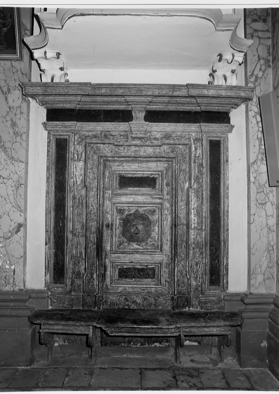 porta, opera isolata - bottega Italia centrale (sec. XVIII)