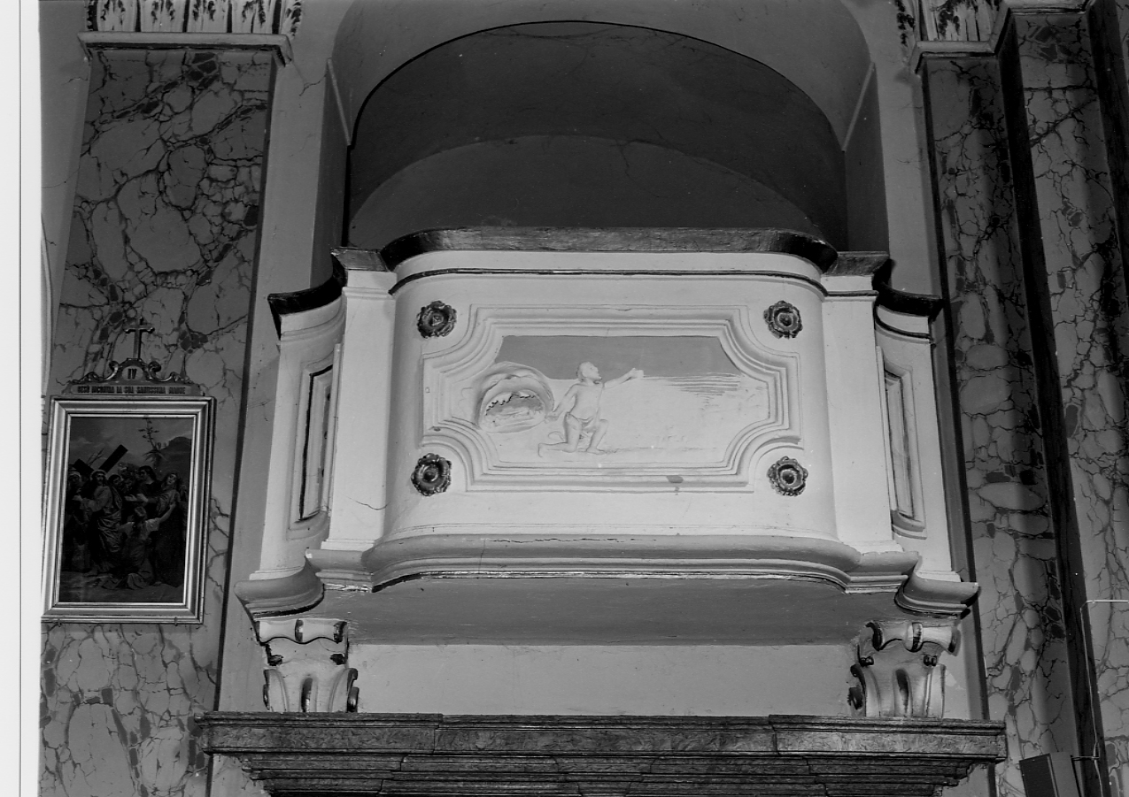 pulpito, opera isolata - bottega Italia centrale (sec. XIX)