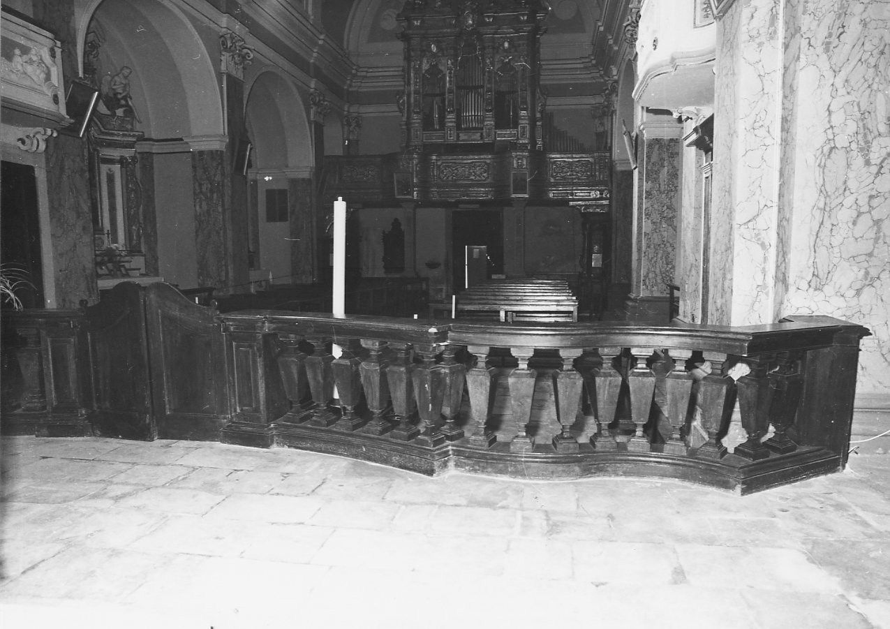 balaustrata, opera isolata - bottega Italia centrale (sec. XIX)