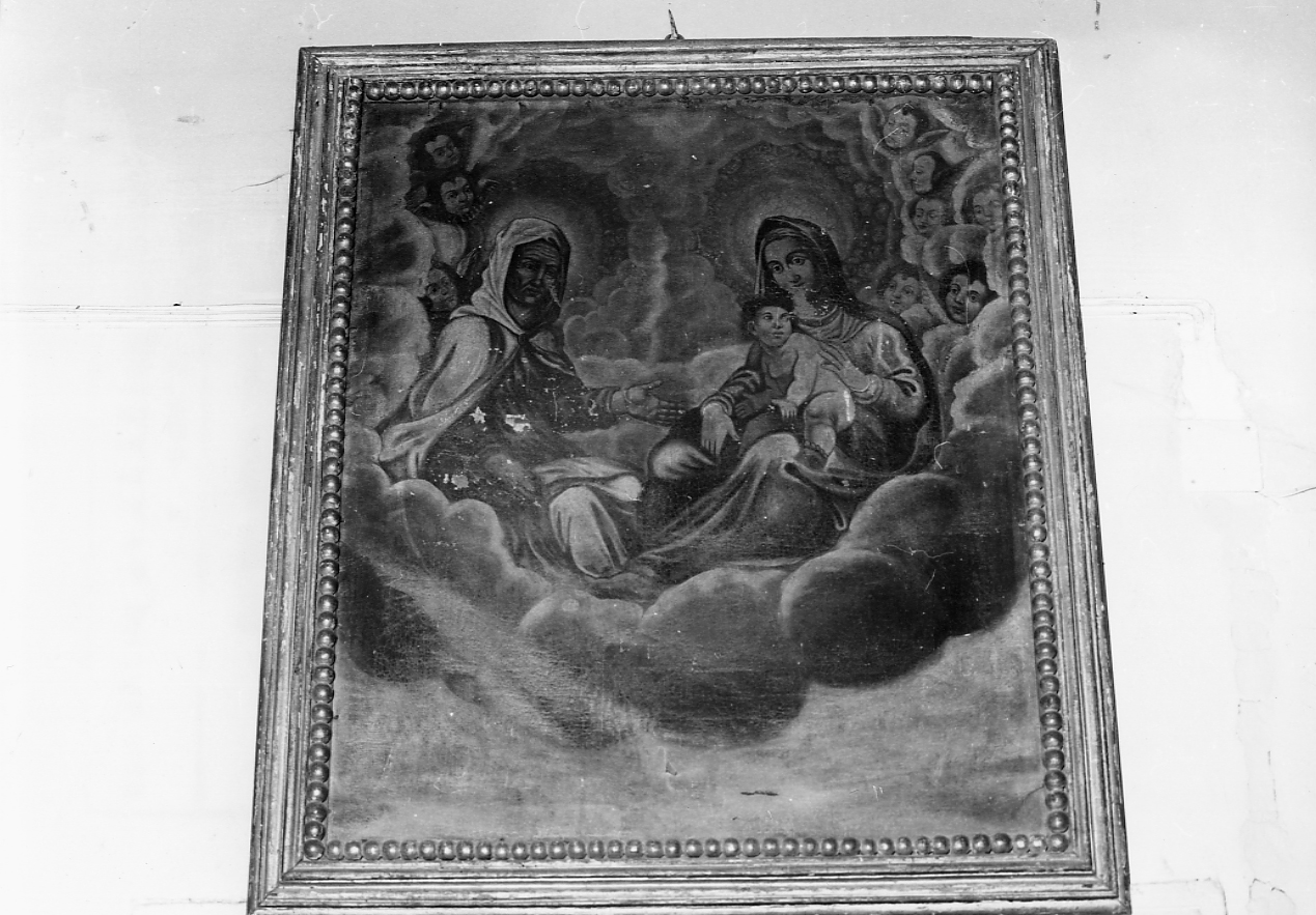 Madonna con Bambino e Sant'Anna, Madonna con Bambino e Sant'Anna (dipinto, opera isolata) - ambito Italia centrale (sec. XVIII)