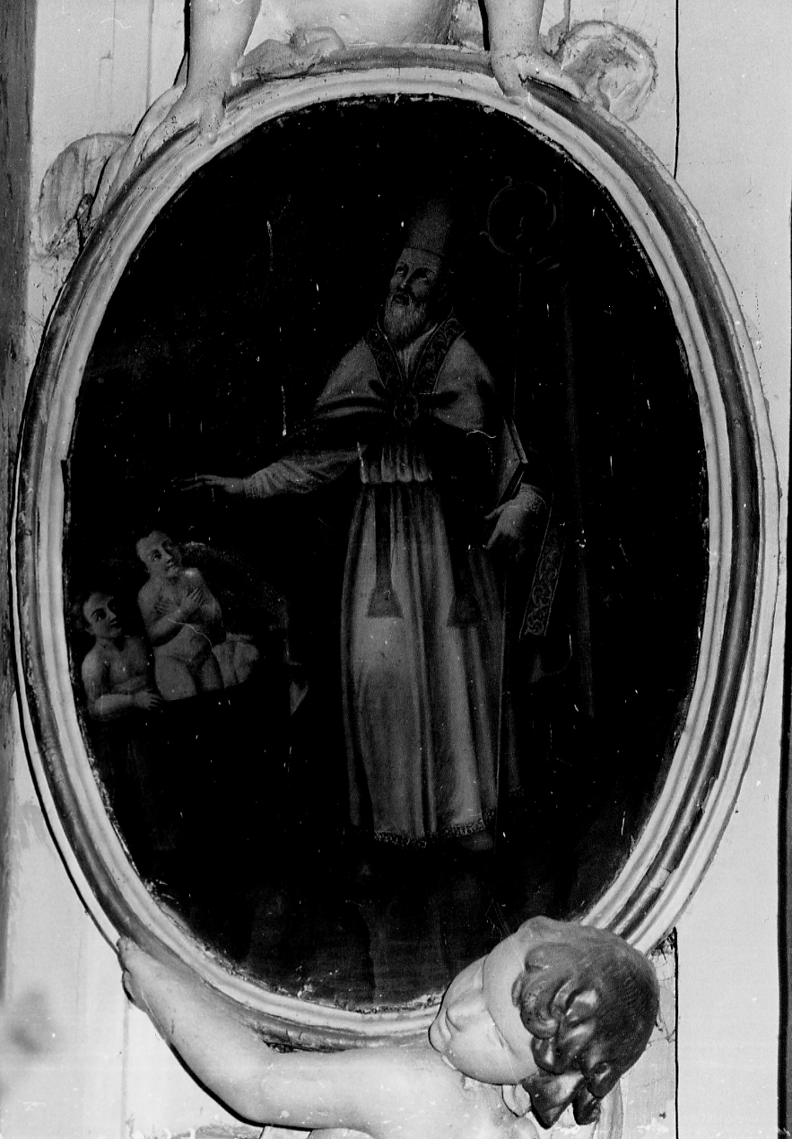 San Nicola di Bari resuscita i tre fanciulli, San Nicola di Bari resuscita i tre fanciulli (dipinto, opera isolata) - ambito Italia centrale (secc. XVII/ XVIII)