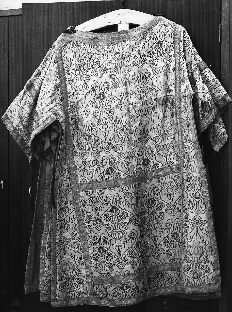 tunicella, elemento d'insieme - manifattura Italia centrale (secc. XVII/ XVIII)