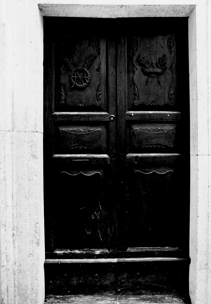 porta, opera isolata - bottega Italia centrale (sec. XIX)