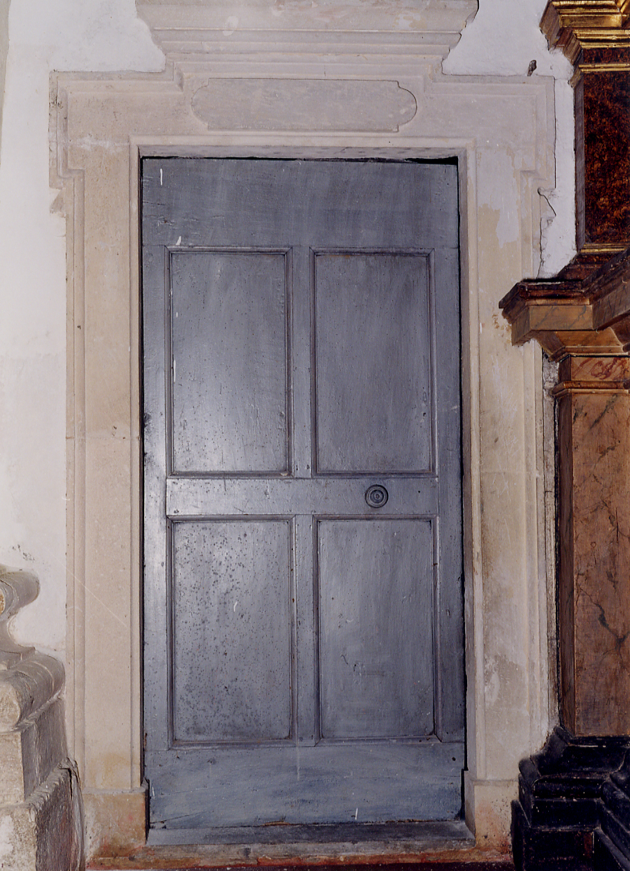 mostra di porta, serie - bottega Italia centrale (sec. XVIII)