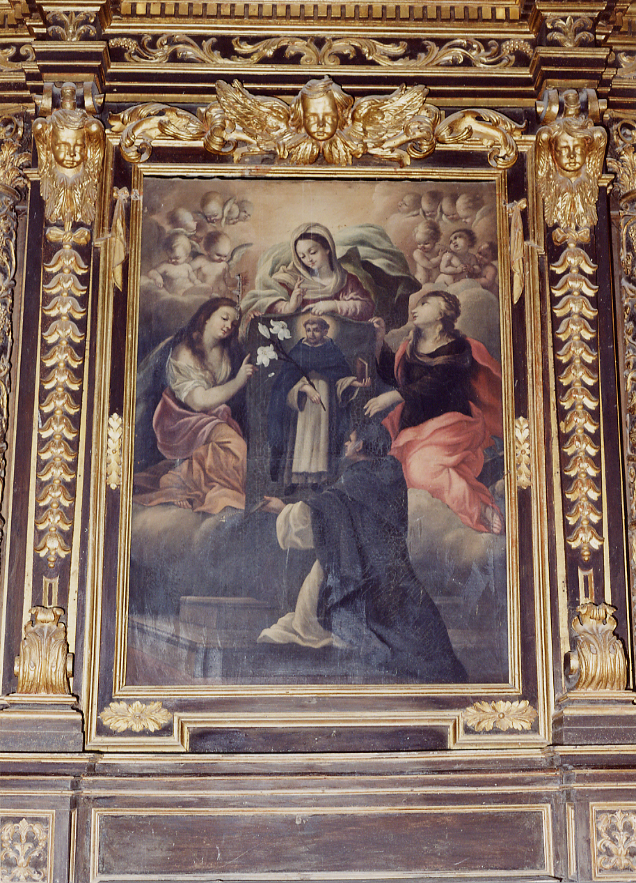 Madonna con Sant'Antonio da Padova e Santi, Madonna con Sant'Antonio da Padova e Santi (dipinto, opera isolata) - ambito Italia centrale (sec. XVII)