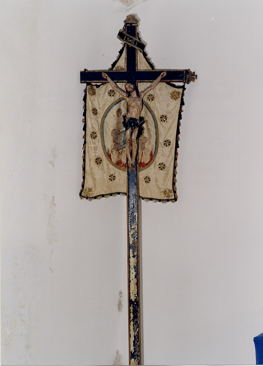 croce processionale, opera isolata - bottega Italia centrale (sec. XIX)