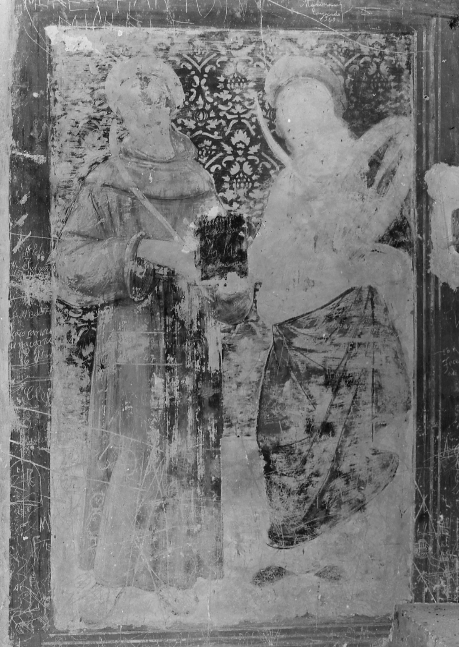 Sant'Antonio da Padova e Santa Caterina, Sant'Antonio da Padova e Santa Caterina (dipinto, opera isolata) - ambito Italia centrale (sec. XVI)