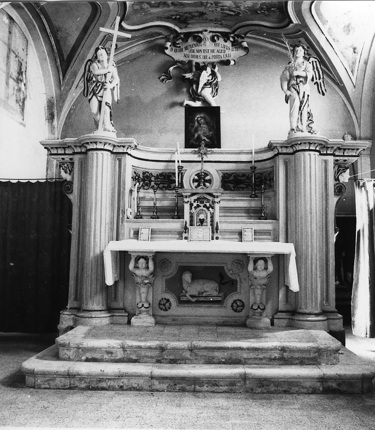 altare maggiore, opera isolata - bottega Italia centrale (sec. XVIII, sec. XX)