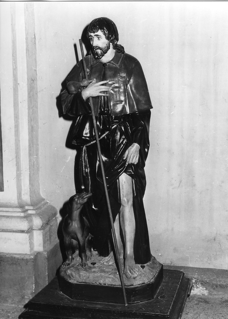 San Rocco, San Rocco (statua, opera isolata) - bottega Italia centrale (sec. XIX, sec. XX)