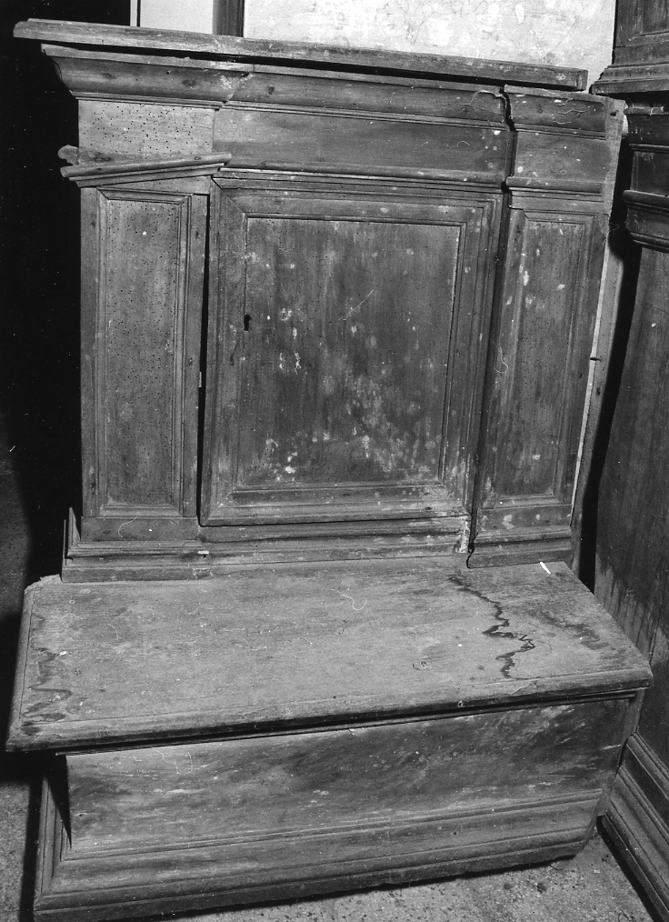 inginocchiatoio, serie - bottega Italia centrale (sec. XVII)