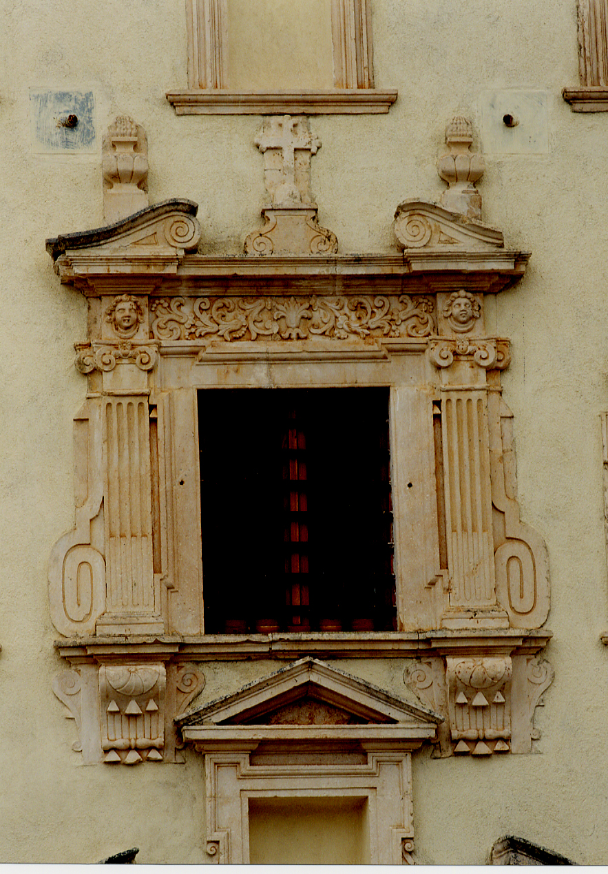 mostra di finestra, opera isolata - bottega Italia centrale (sec. XVII)