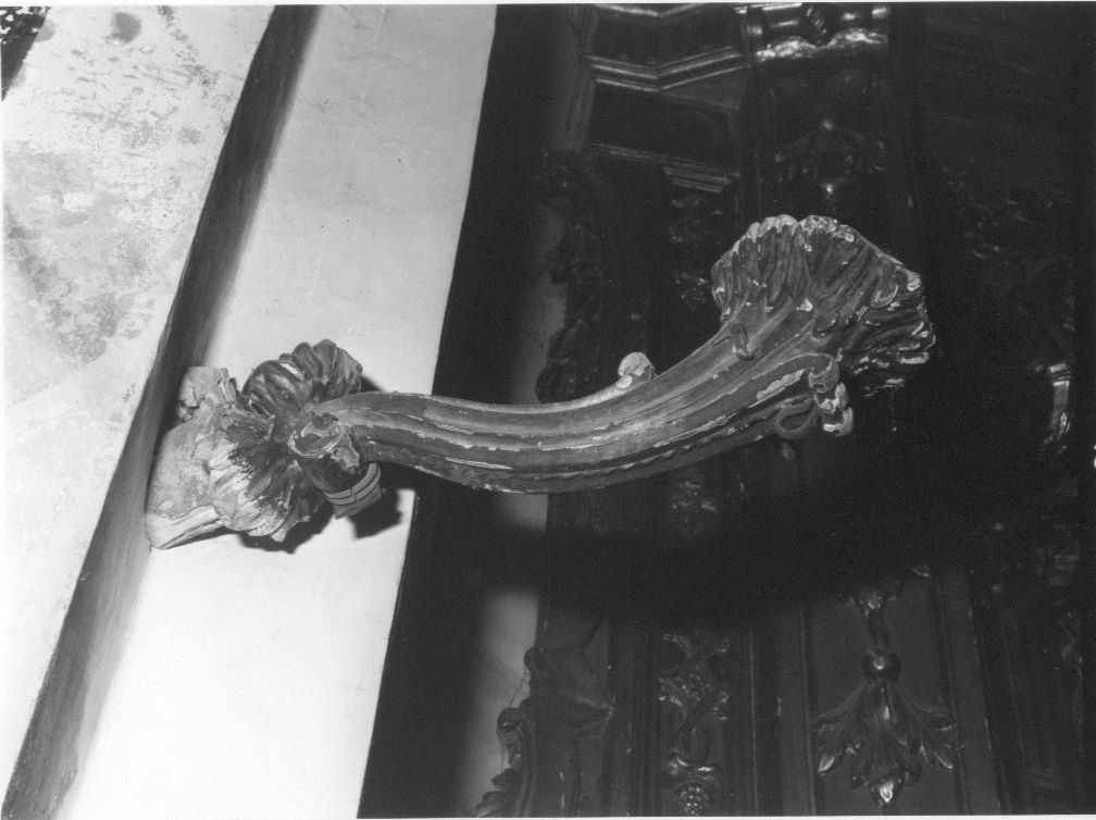 candeliere da parete, opera isolata - bottega Italia centrale (sec. XVII)