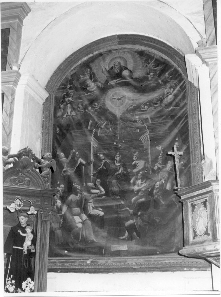 La discesa dello Spirito Santo, Pentecoste (dipinto, opera isolata) di Thion Micaeli Bernus (sec. XVII)