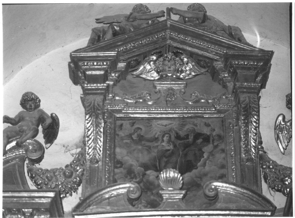 Incoronazione di Maria Vergine, incoronazione di Maria Vergine (dipinto, opera isolata) - ambito abruzzese (sec. XVII)