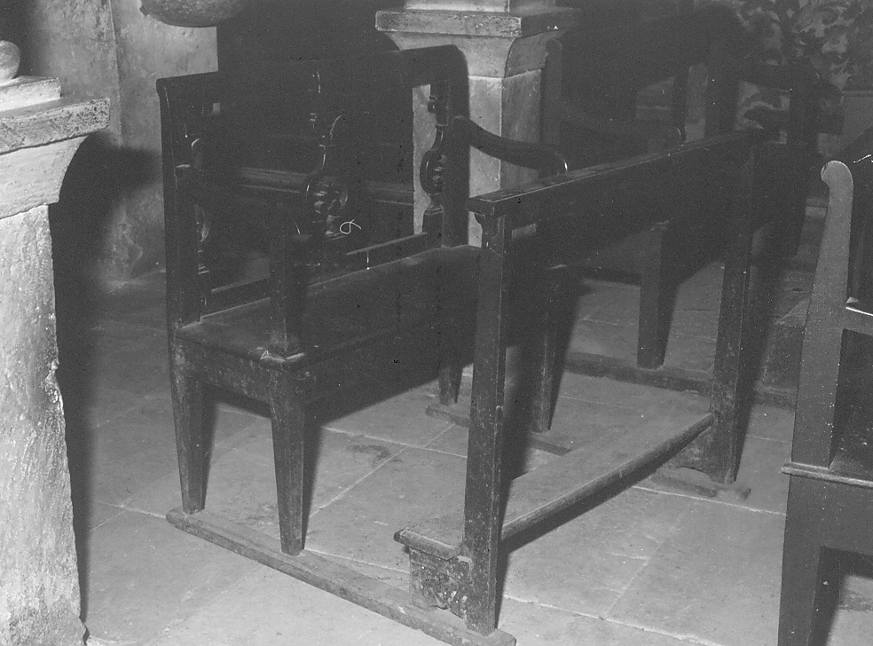 panca, opera isolata - bottega Italia centrale (sec. XIX)