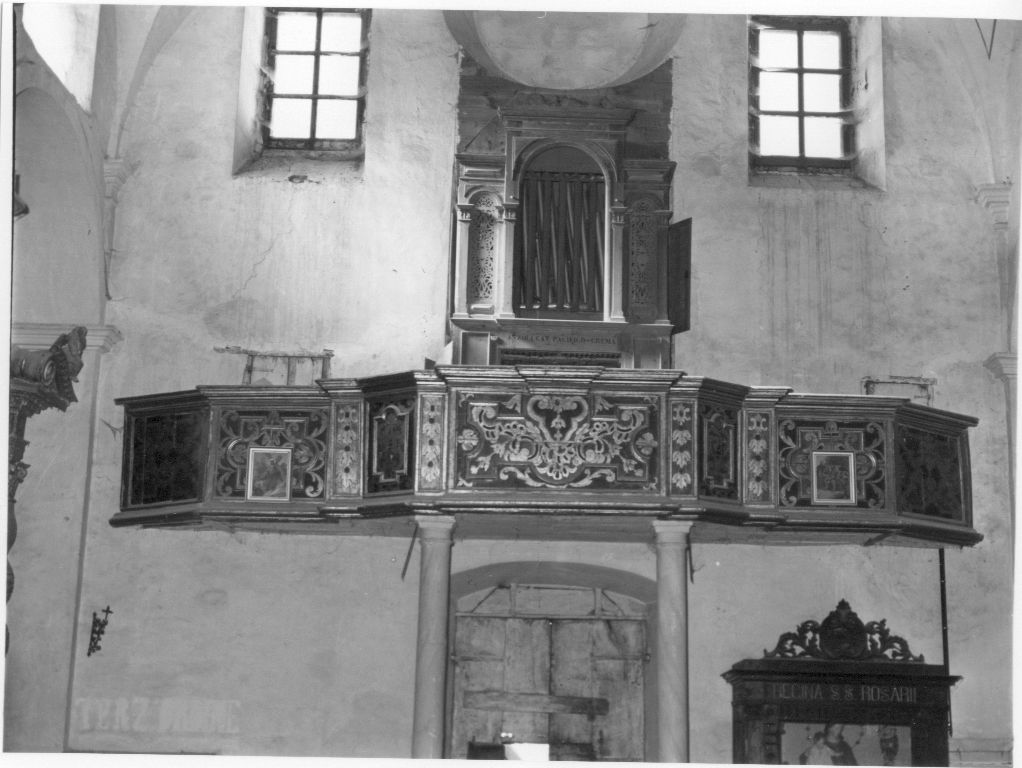 cantoria, opera isolata - bottega Italia centrale (sec. XVII)