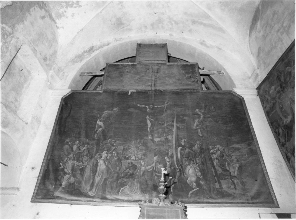 La Crocifissione, crocifissione (dipinto, opera isolata) - ambito Italia centrale (sec. XVI)