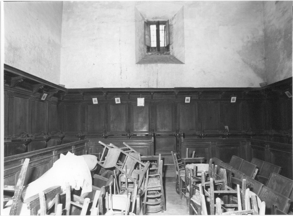 stalli del coro, opera isolata - bottega abruzzese (sec. XVII)