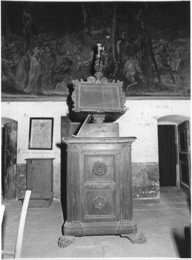 leggio, opera isolata - bottega Italia centrale (sec. XVIII)