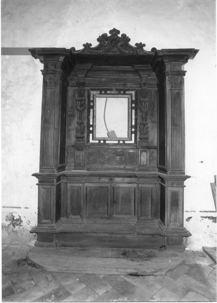 mobile da sacrestia, opera isolata - bottega Italia centrale (sec. XVII)