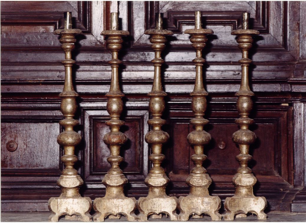 candeliere, serie - bottega Italia centrale (sec. XVIII)