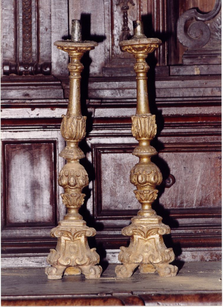 candeliere, serie - bottega Italia centrale (sec. XVII)