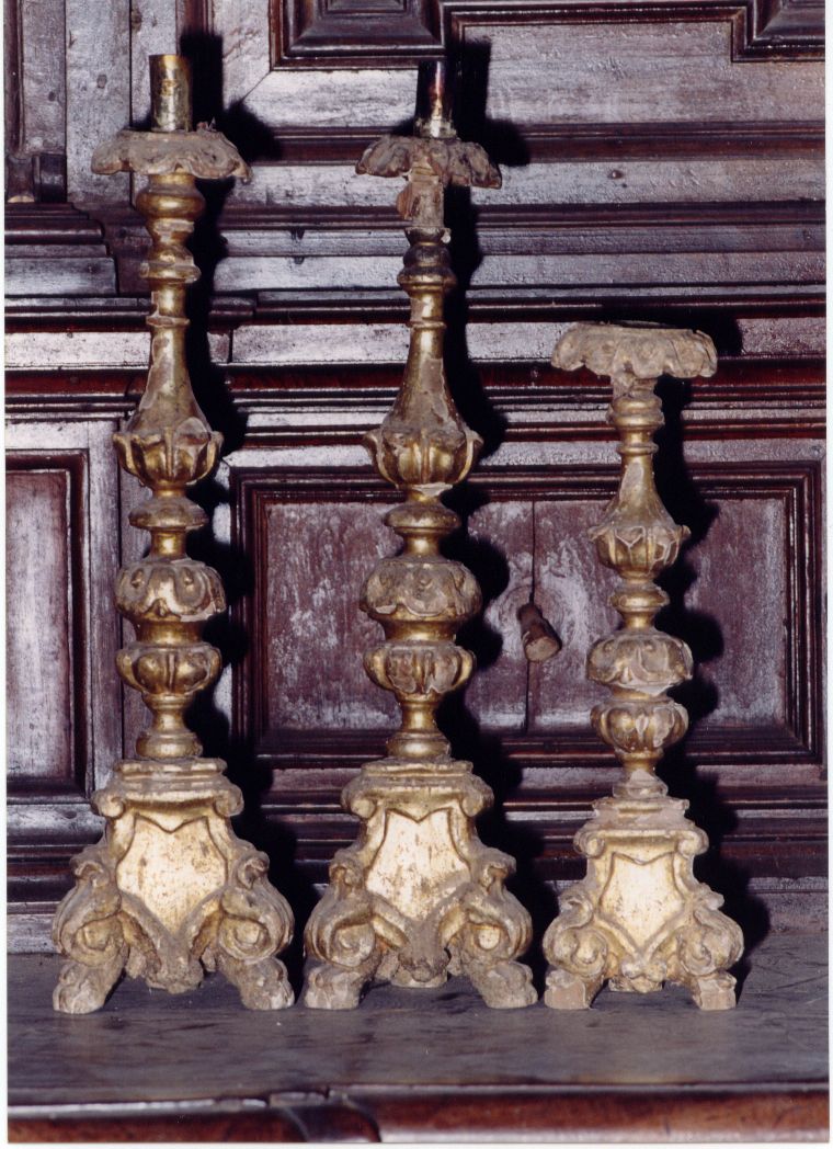 candeliere, serie - bottega Italia centrale (sec. XVII)