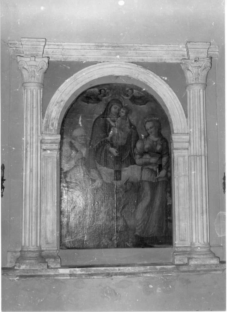 altare, opera isolata - bottega Italia centrale (sec. XVI)