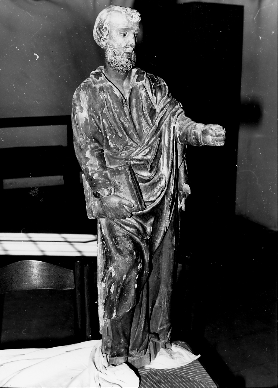 San Pietro, San Pietro (scultura, opera isolata) - bottega Italia centrale (sec. XVI)