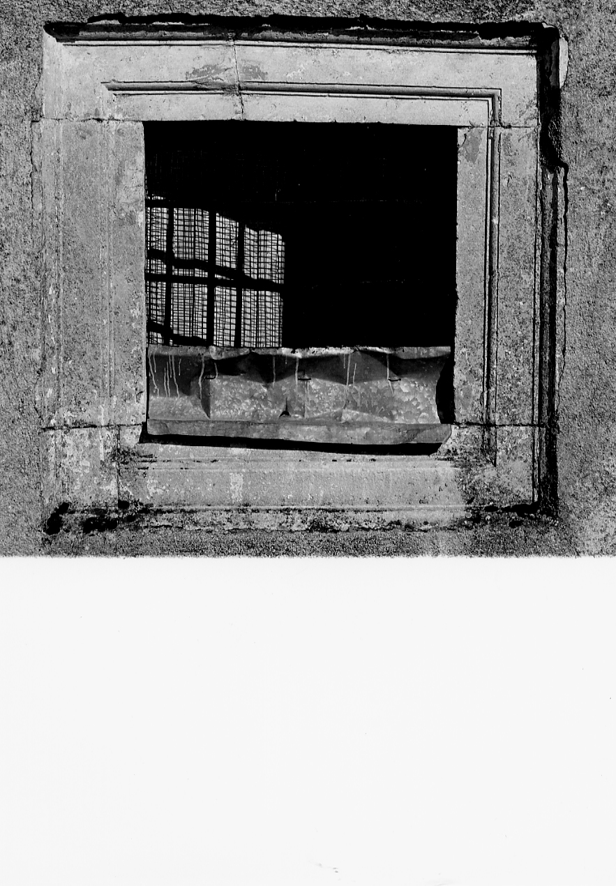 mostra di finestra, serie - bottega Italia centrale (sec. XVII)