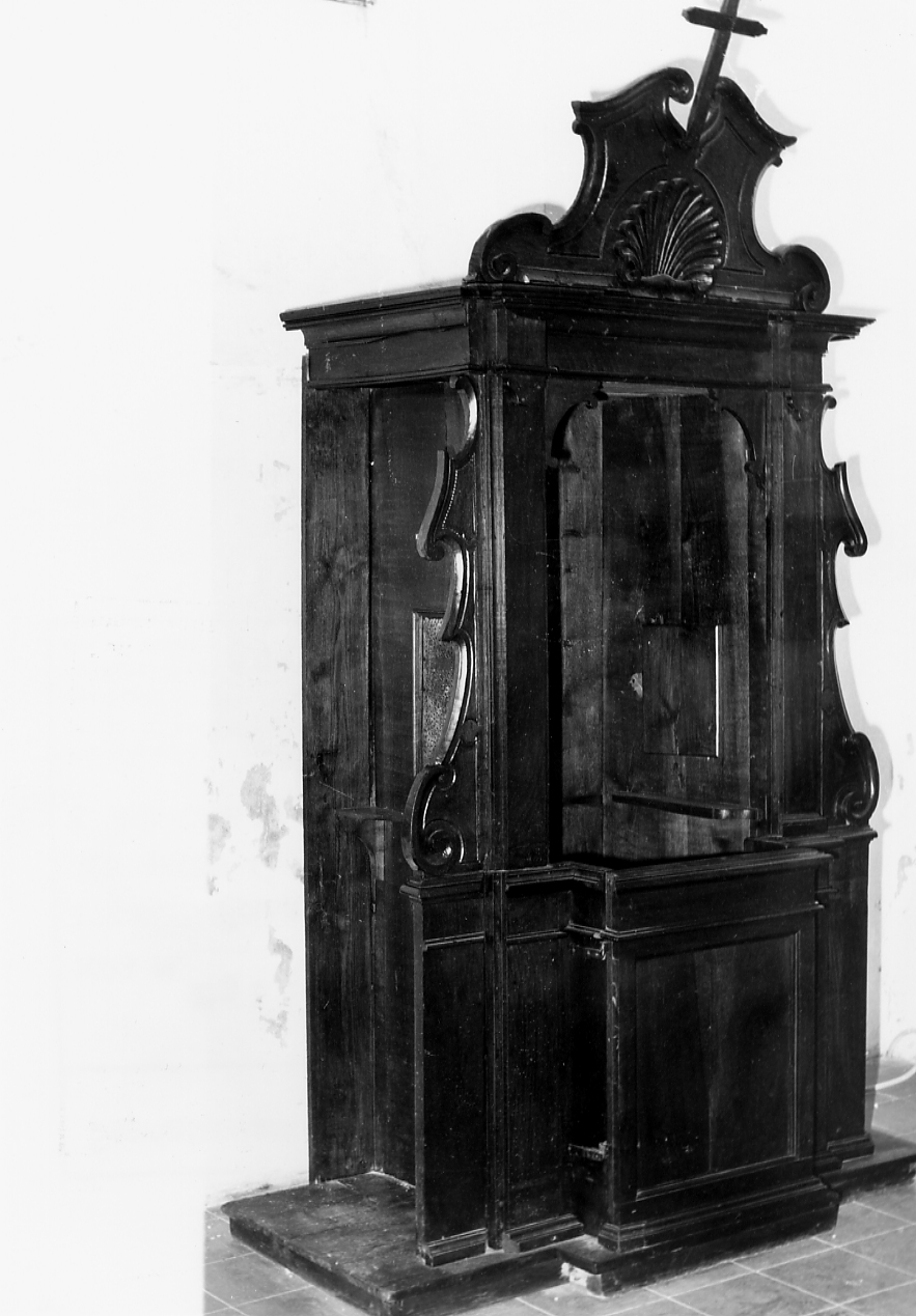 confessionale, opera isolata - bottega Italia centrale (sec. XIX)