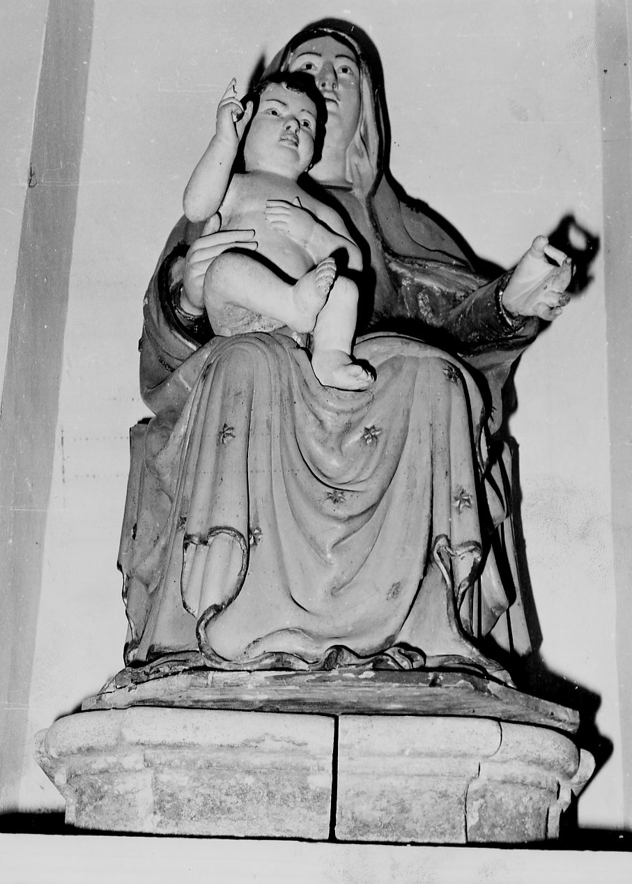 Madonna con Bambino (gruppo scultoreo) - ambito Italia centrale (sec. XVI)