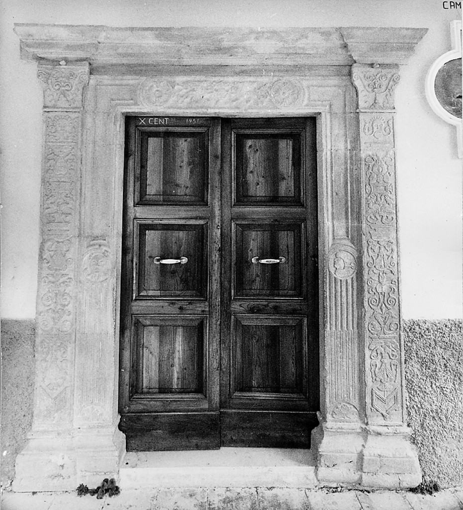portale, opera isolata - ambito abruzzese (fine sec. XVI)