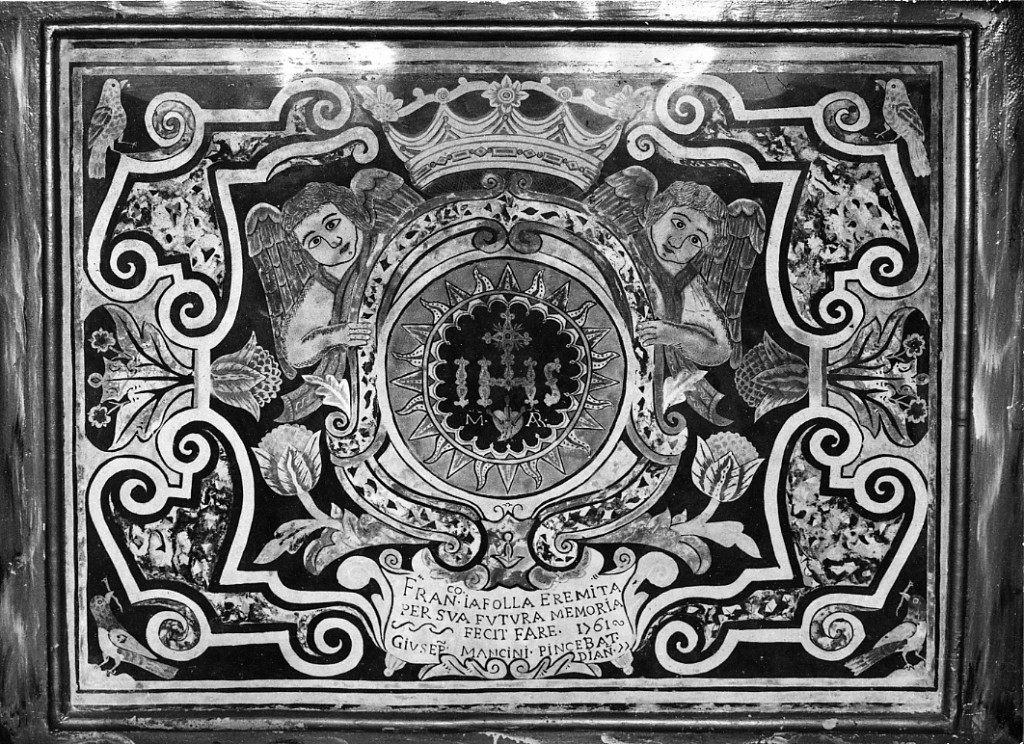 Simboli cristologici (paliotto) di Mancini Giuseppe (attribuito) (sec. XVIII)