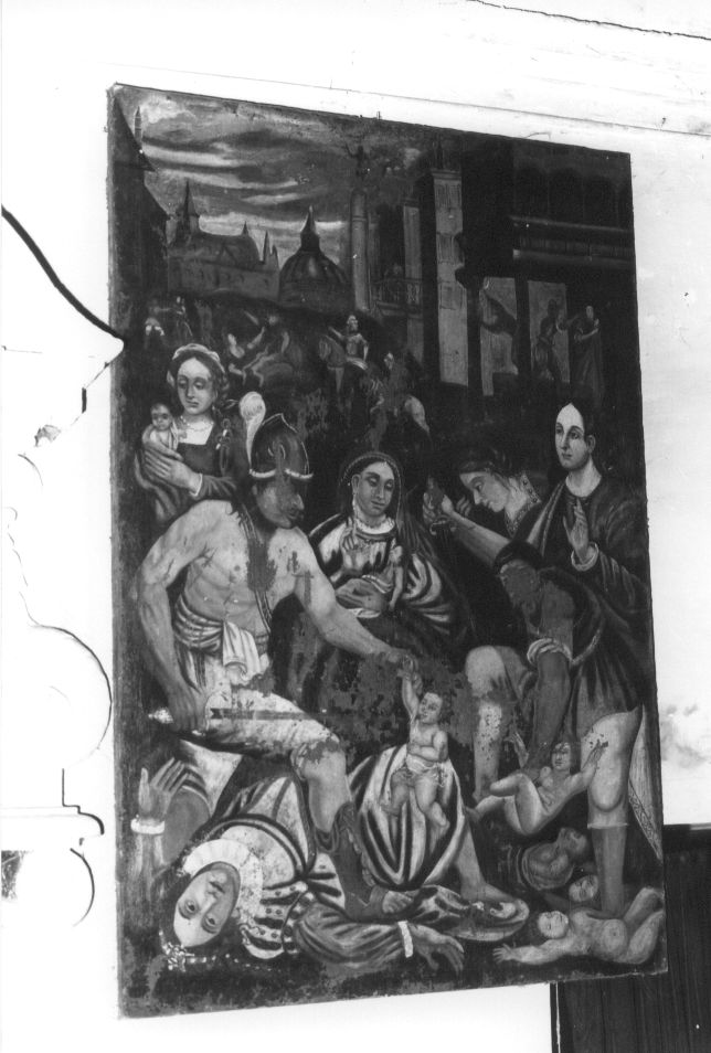 strage degli innocenti (dipinto) - ambito italiano (sec. XVII)