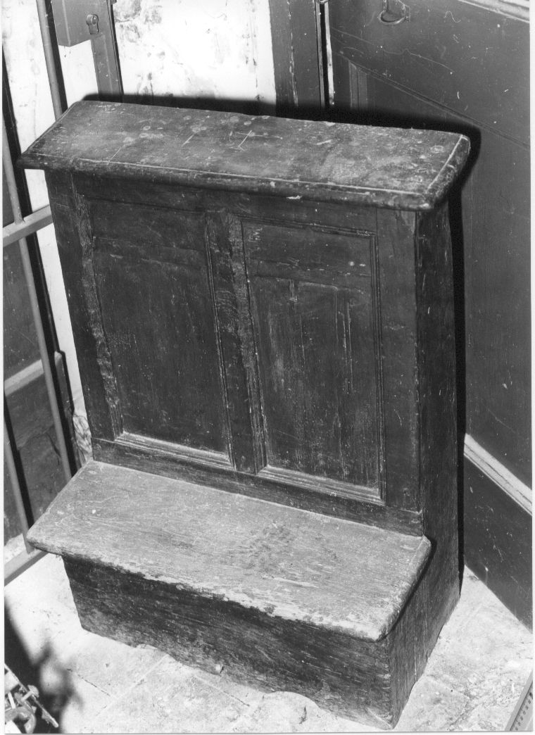 inginocchiatoio - ambito italiano (sec. XIX)