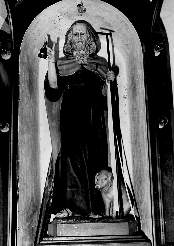 SANT'ANTONIO ABATE (statua) - ambito Italia centrale (inizio sec. XX)