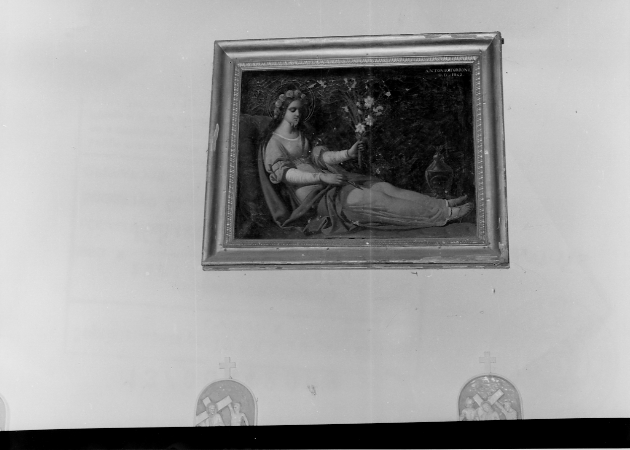 SANTA DOROTEA (dipinto) - ambito Italia centrale (sec. XIX)