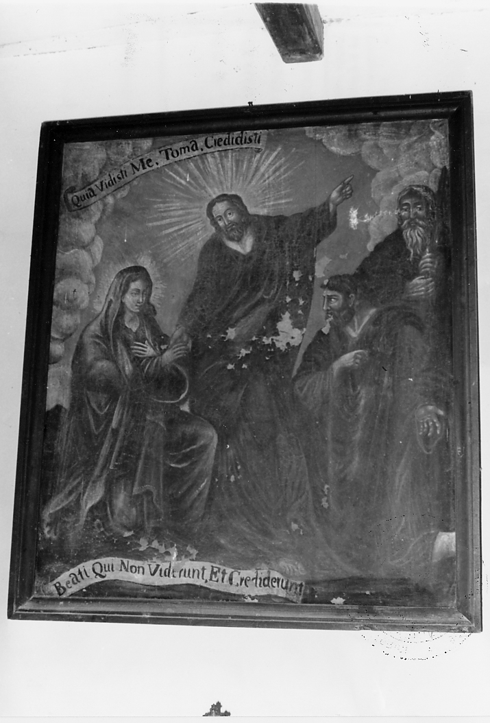 INCREDULITA' DI SAN TOMMASO (dipinto) - ambito Italia centrale (sec. XVIII)