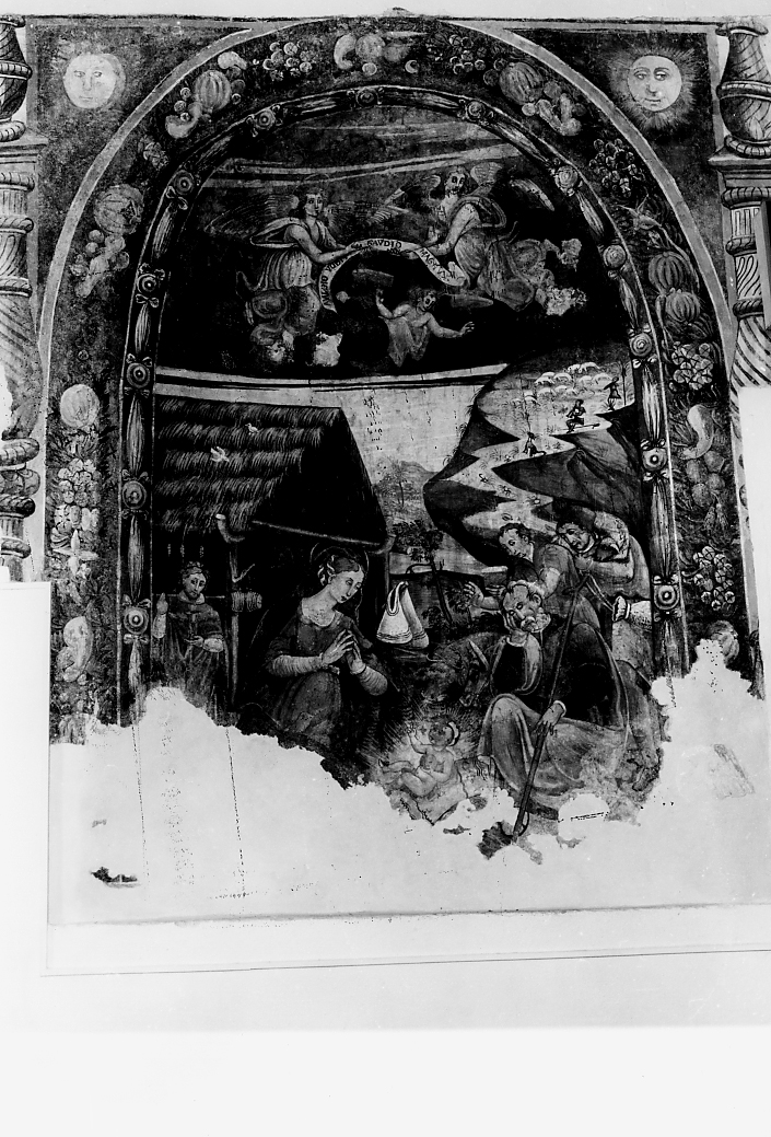 ADORAZIONE DEI PASTORI (dipinto, opera isolata) - ambito Italia centrale (ultimo quarto sec. XVI)