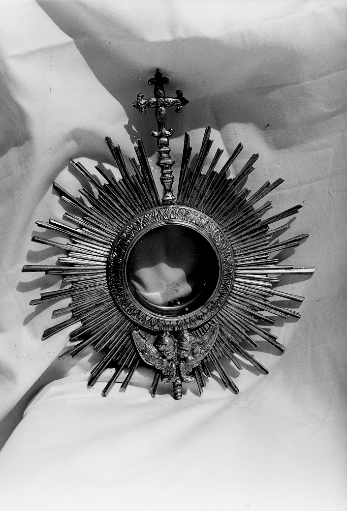 raggiera di ostensorio - ambito Italia centrale (sec. XIX)