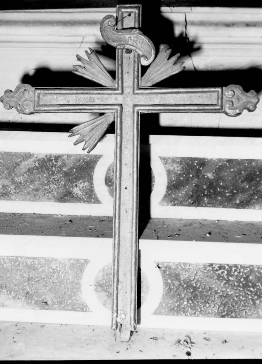 croce processionale - ambito Italia centrale (sec. XIX)