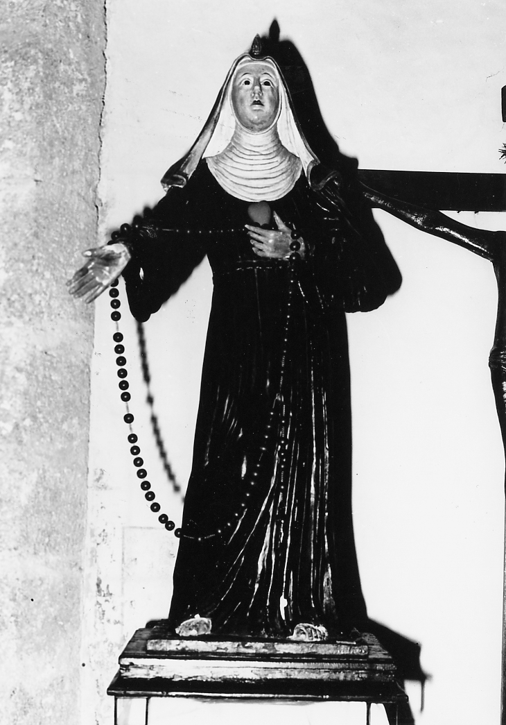 SANTA CHIARA DA MONTEFALCO (statua, opera isolata) - ambito Italia centrale (prima metà sec. XX)