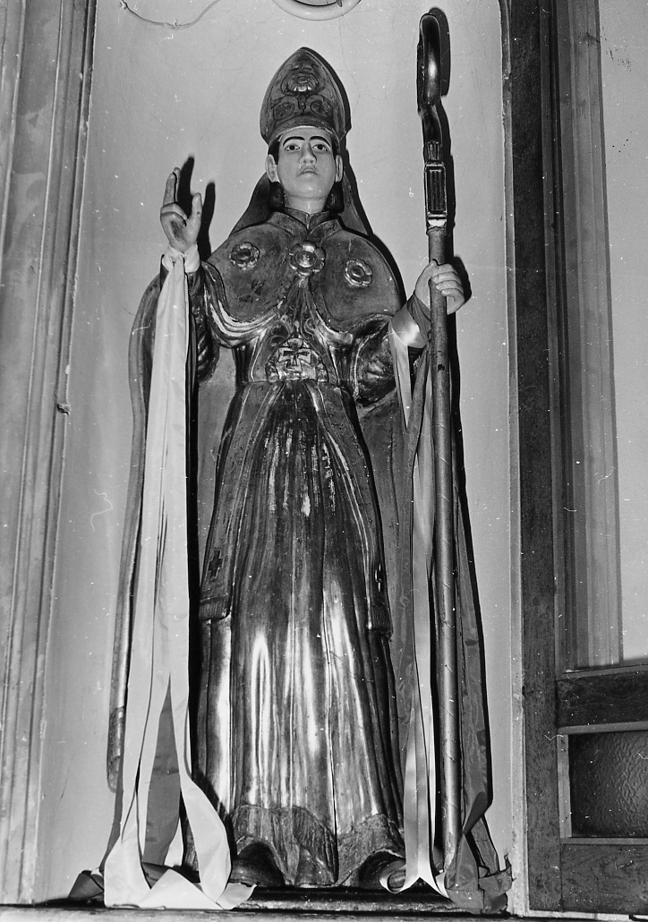 SANT'EUTIZIO (statua, opera isolata) - ambito Italia centrale (prima metà sec. XX)