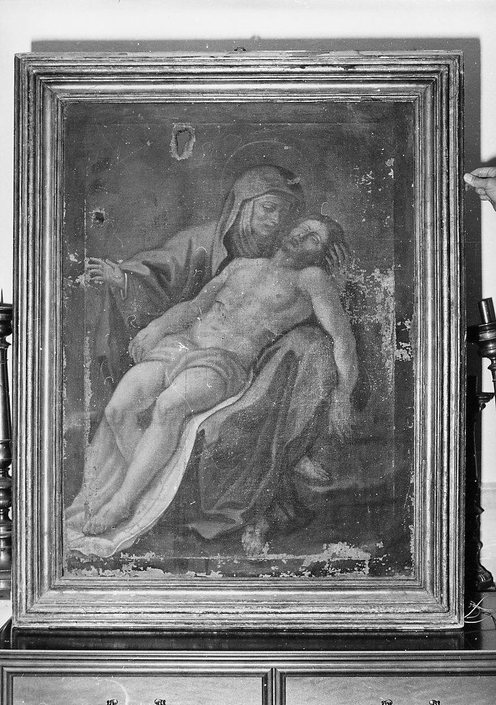 PIETA' (dipinto) - ambito Italia centrale (sec. XVIII)